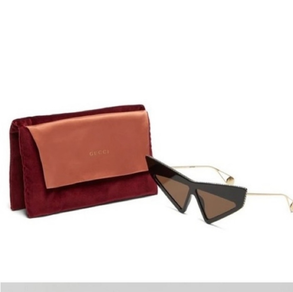 GUCCI CAT EYE 70MM SUNGLASSES